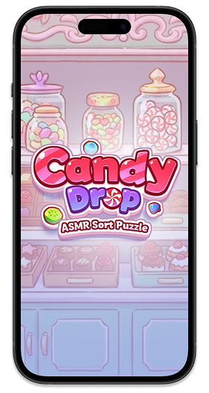 Candy Drop: ASMR Sort Puzzle game preview on a phone