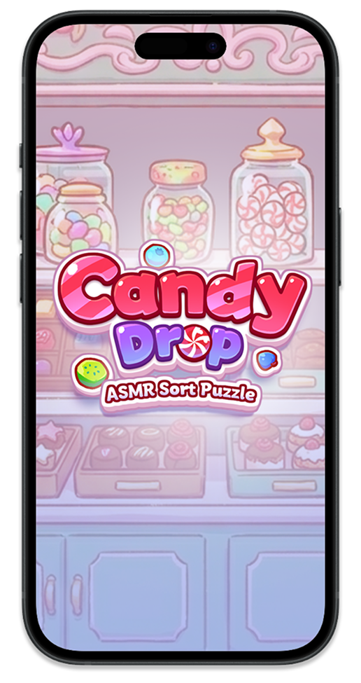 Candy Drop: ASMR Sort Puzzle game preview on a phone